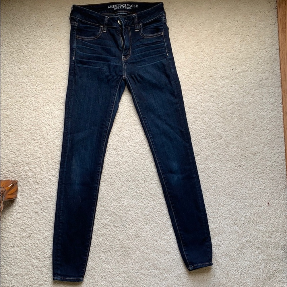 American Eagle Dark Wash Jeggings